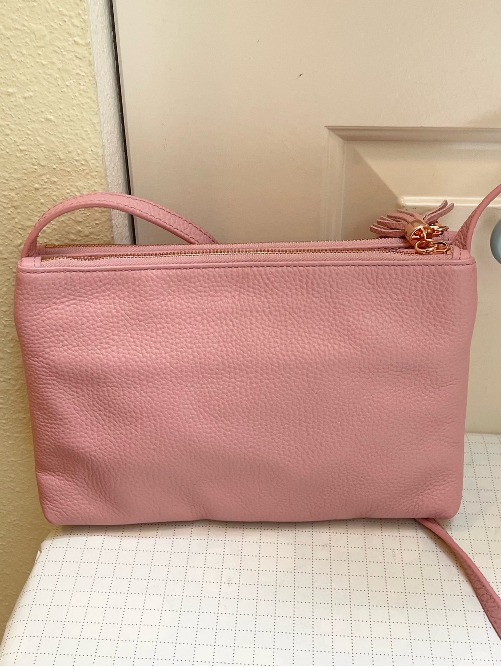 Authentic Ted Baker Macey double zip crossbody bag - Picture 7 of 16